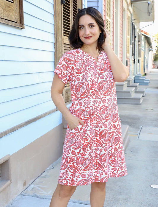 Pomegranate Organic Dress